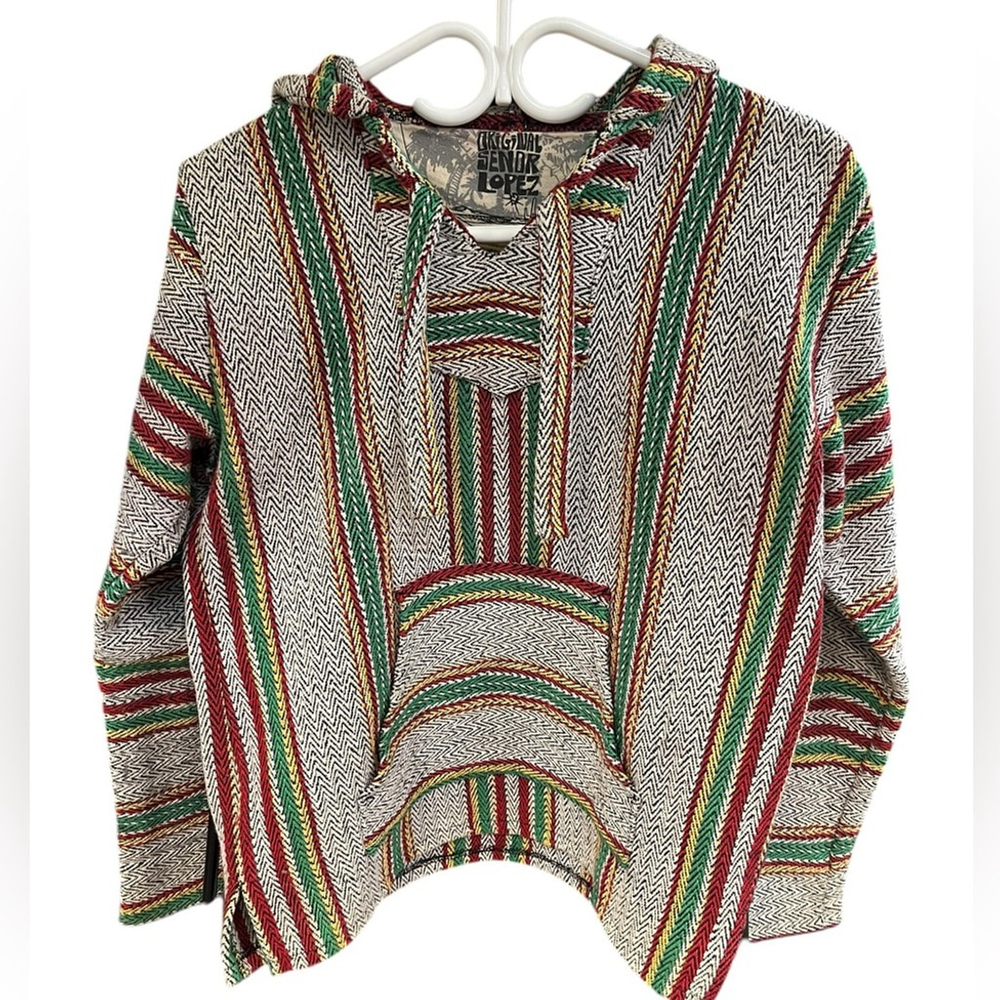 Original Senior Lopez Sweater Pullover Hoodie Boho Surf Grunge Cottagecore Small